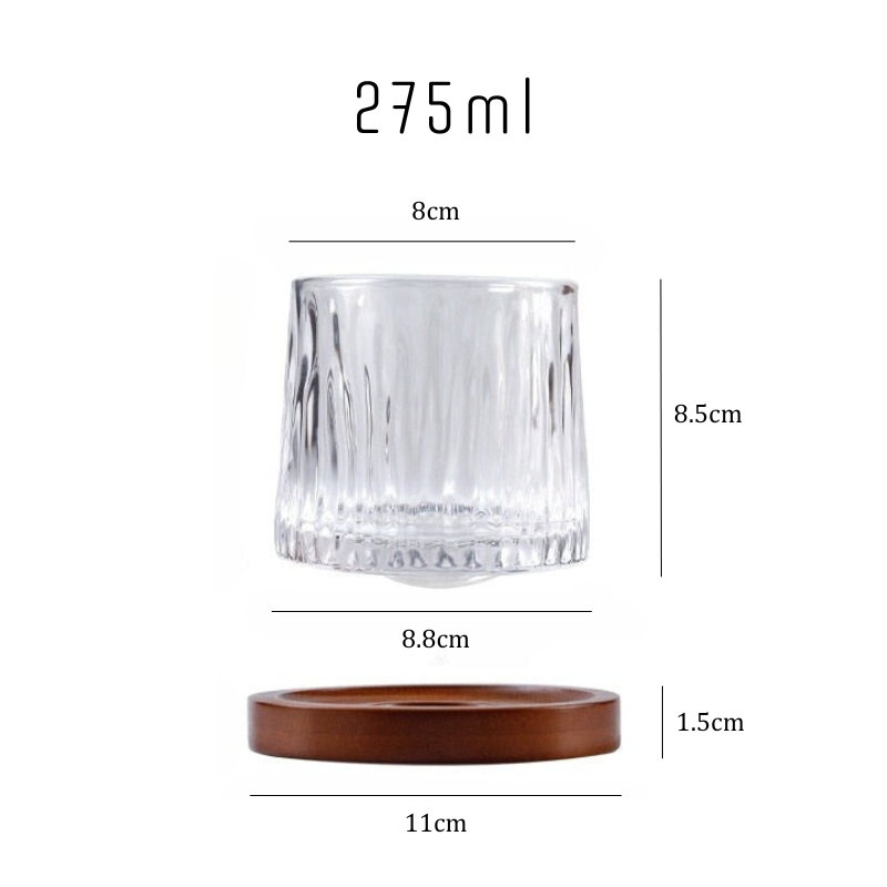 Classic Glacier Rocking Whiskey Glass