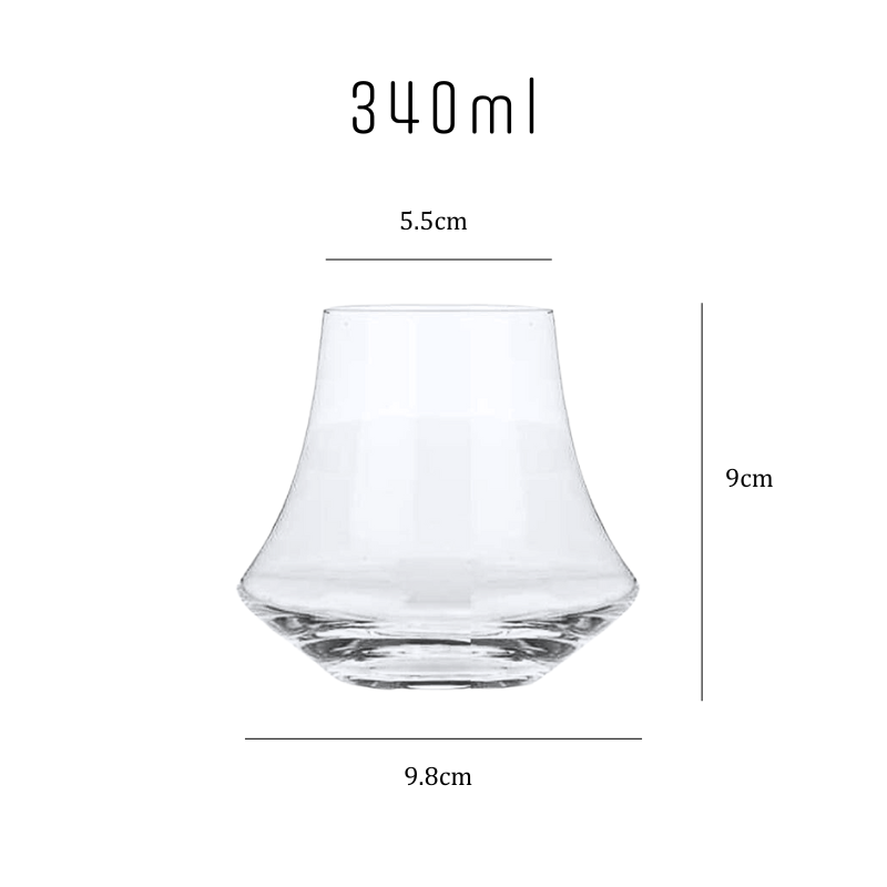 The Refined Volcano Whiskey Snifter
