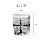 Black Cross Edo Kiriko Whiskey Glass