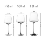 Ultra Thin Angular Wine Glasses