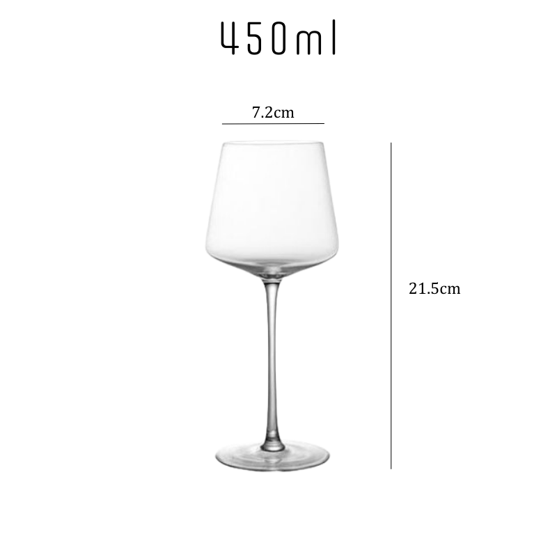 Ultra Thin Angular Wine Glasses