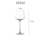 Ultra Thin Angular Wine Glasses