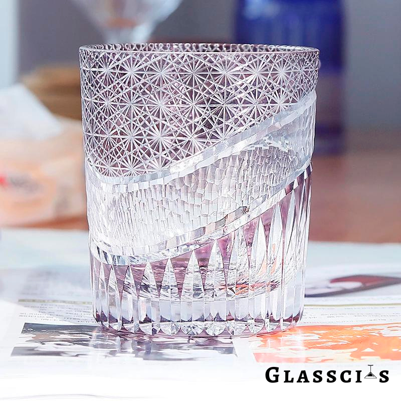 Edo Kiriko Amethyst Glass