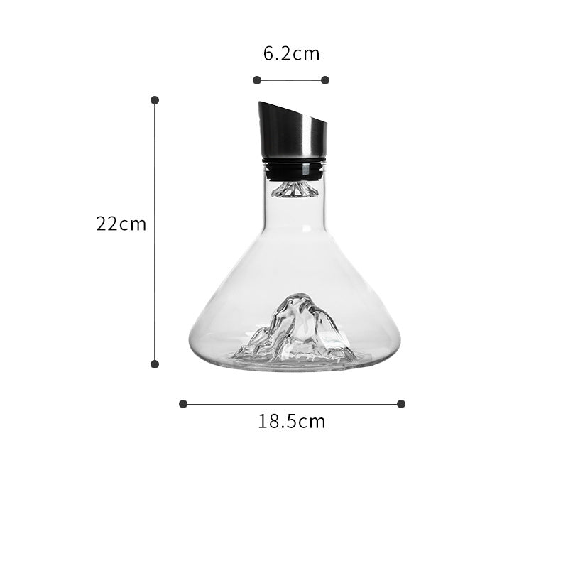 Conical Flask Waterfall Wine Decanter