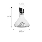 Conical Flask Waterfall Wine Decanter