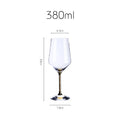 Charlotte Gold Foil Wine Glass