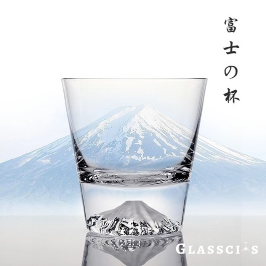 Exclusive glassware inspired by Japan's iconic mountain