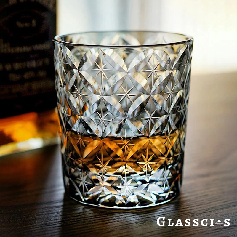 Butterfly Edo Kiriko Whiskey Glass