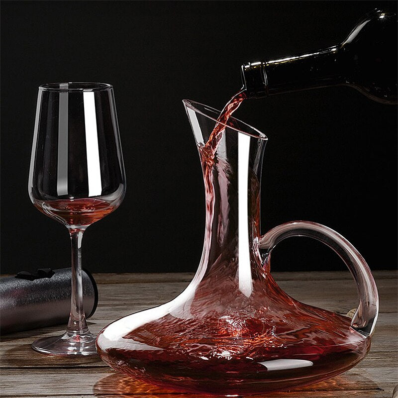 classic crystal wine decanter by glasscias