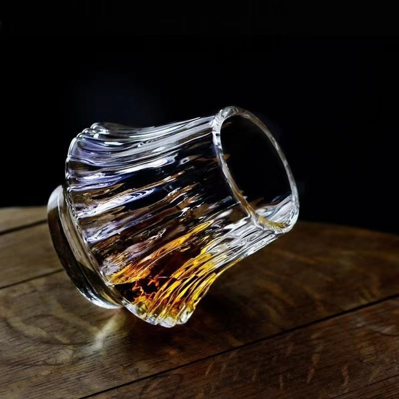Japanese Volcano Whiskey Glass