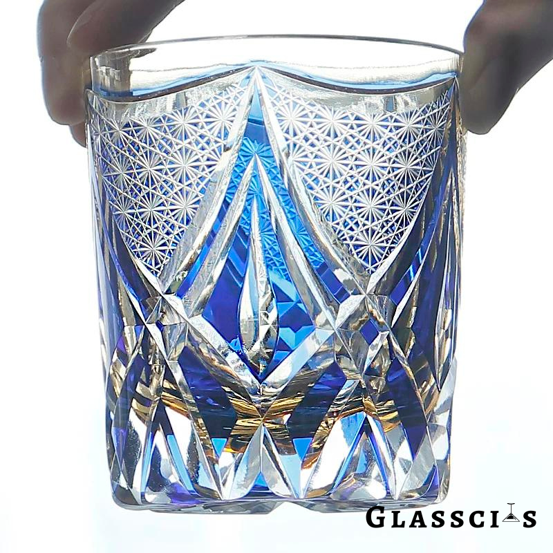 Spear Head Edo Kiriko Whiskey Glass