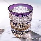 Edo Kiriko Taaffeite Glass