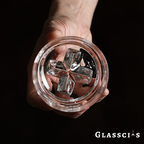 Thick double-walled old fashioned glass