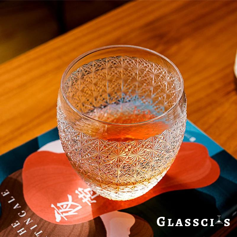 Baby's Breath Edo Kiriko Whiskey Glass