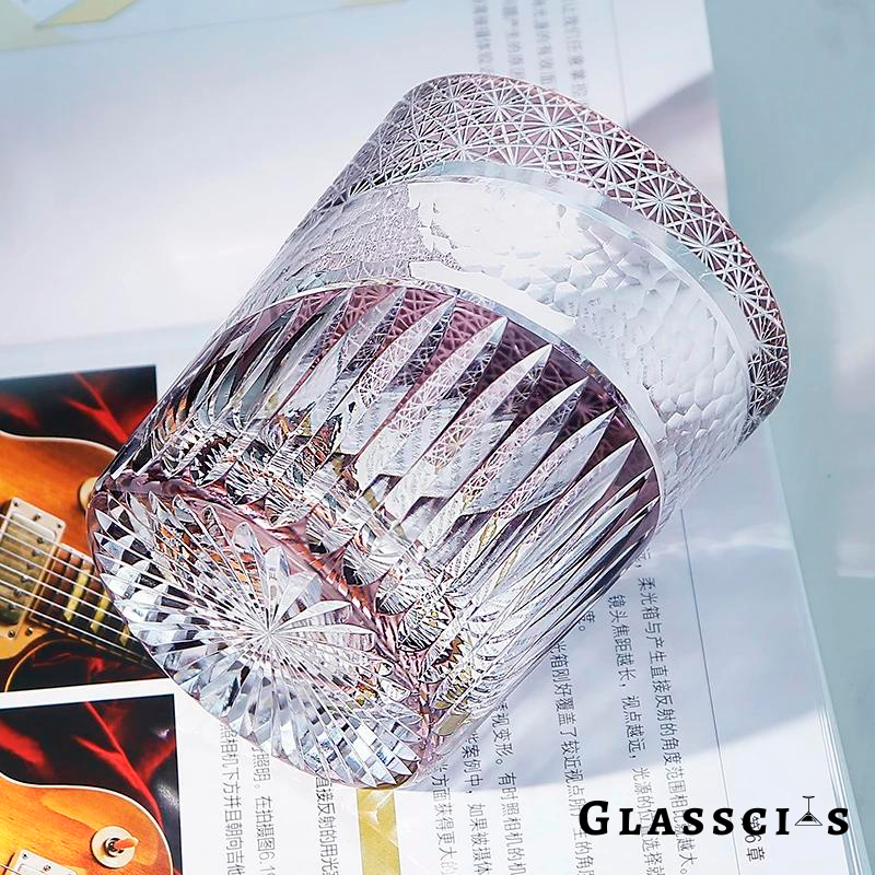 Edo Kiriko Amethyst Glass