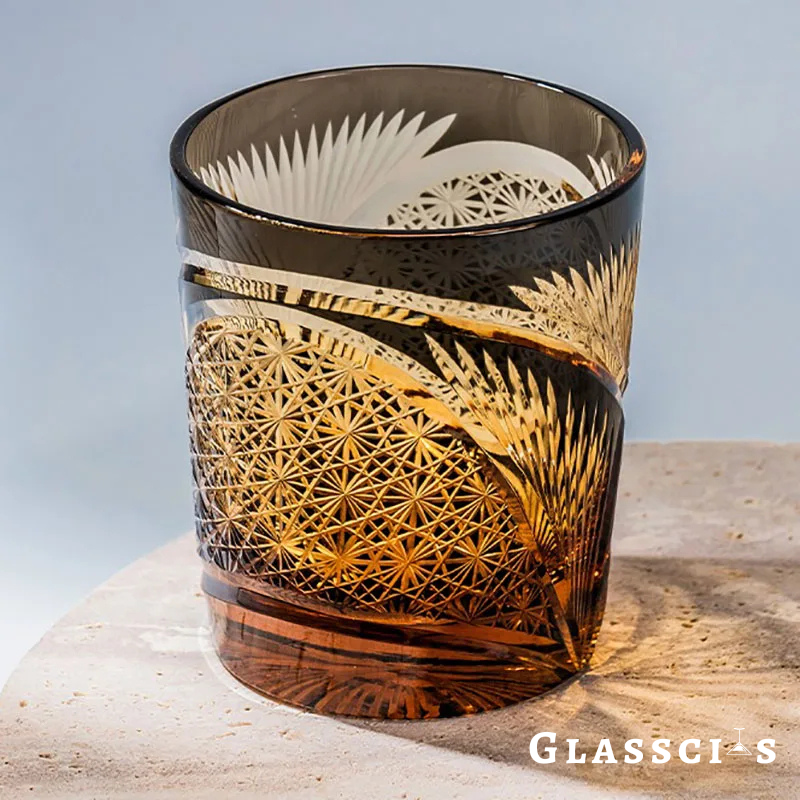 Fairy Eyes Edo Kiriko Whiskey Glass