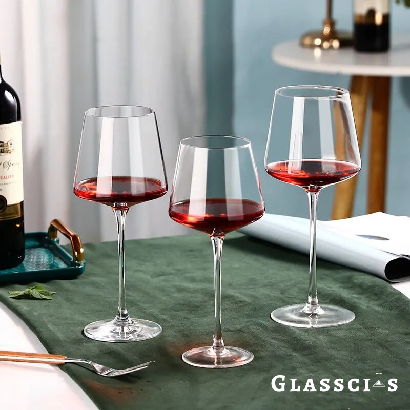 Best angular wine glasses for modern homes