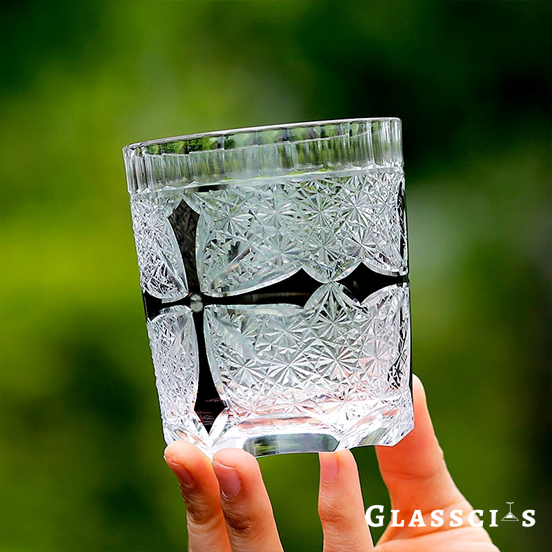 Whiskey glass with medieval era vibe