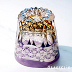 Edo Kiriko Taaffeite Glass