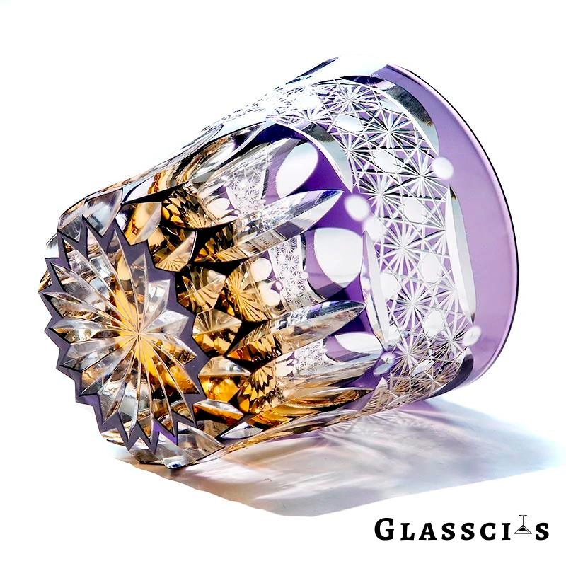 Edo Kiriko Taaffeite Glass