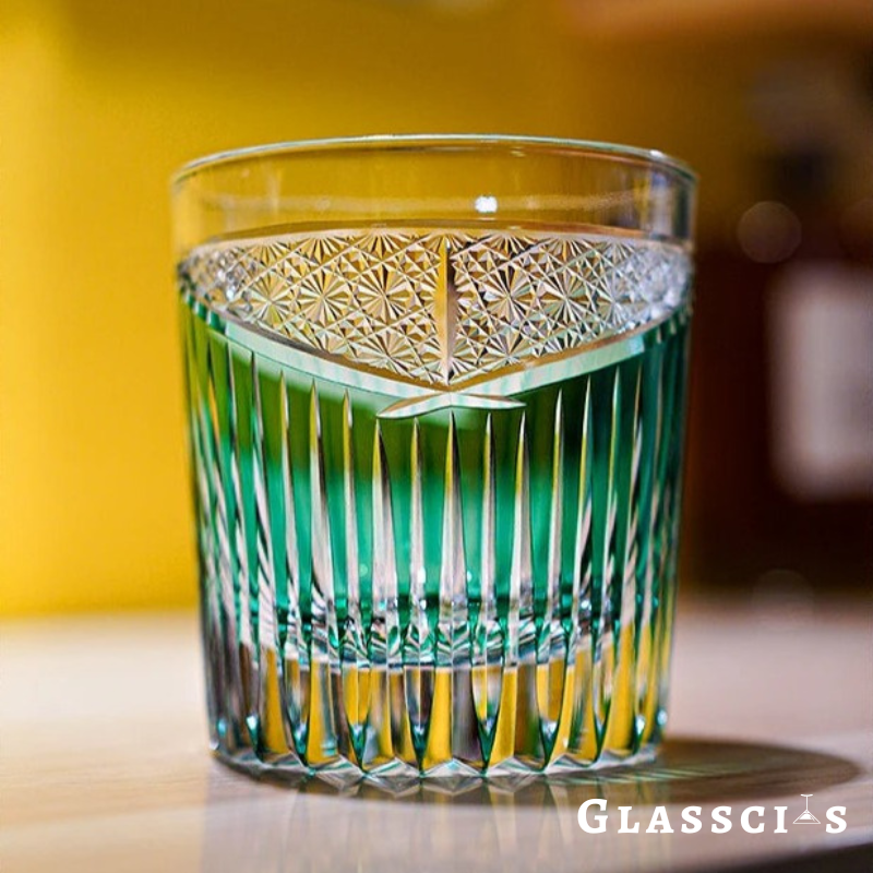 Whale Tail Edo Kiriko Whiskey Glass