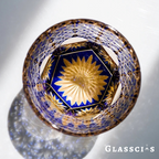 Japanese Daisy Edo Kiriko Whiskey Glass