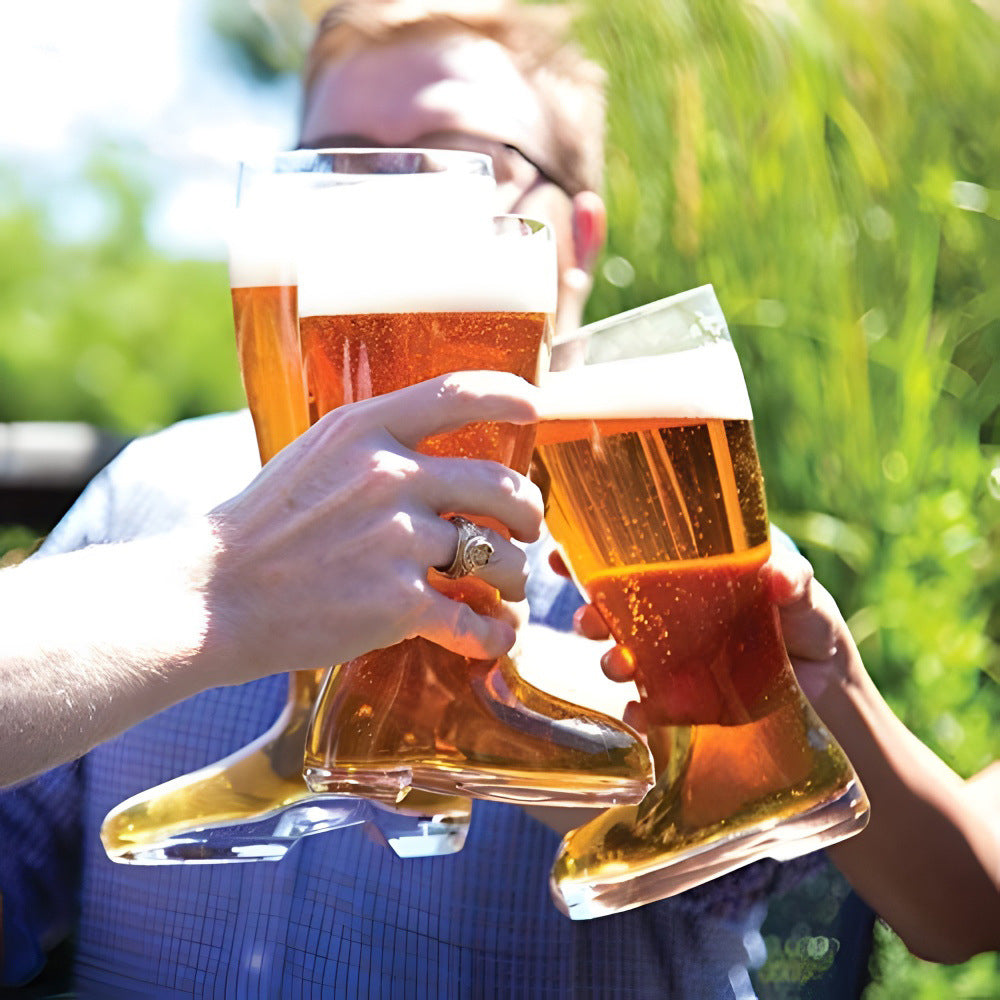 Celebrate with a traditional German beer boot