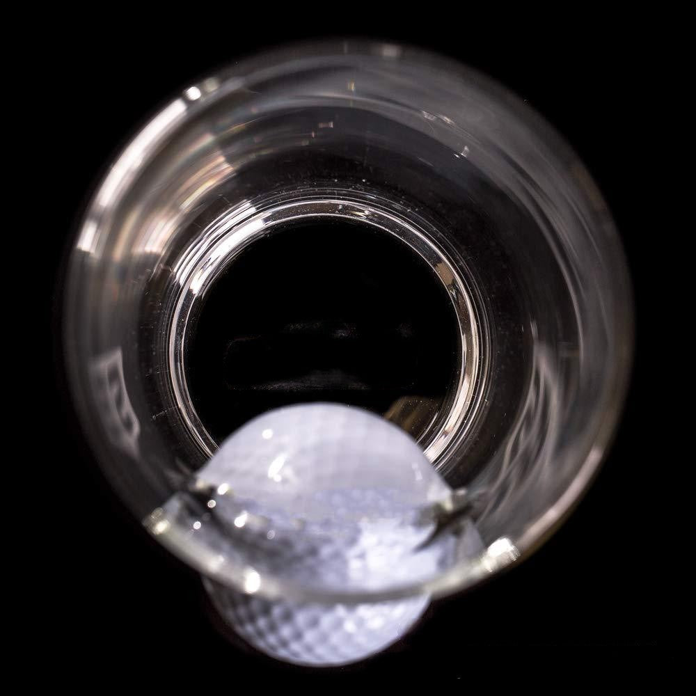 Golf ball pint glass by glasscias