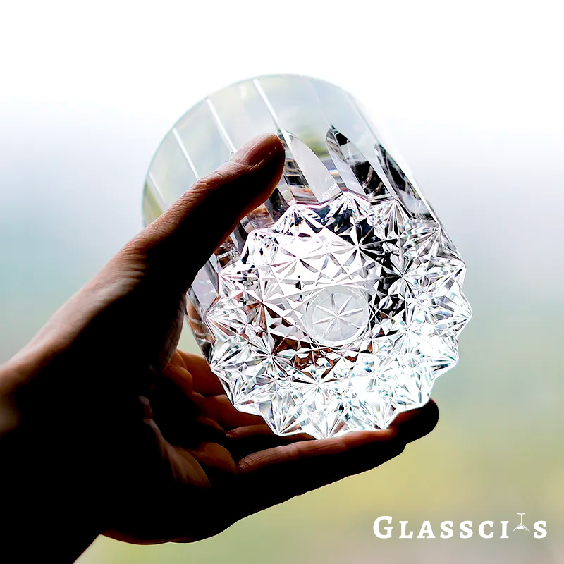 crystal clear japanese edo kiriko glass