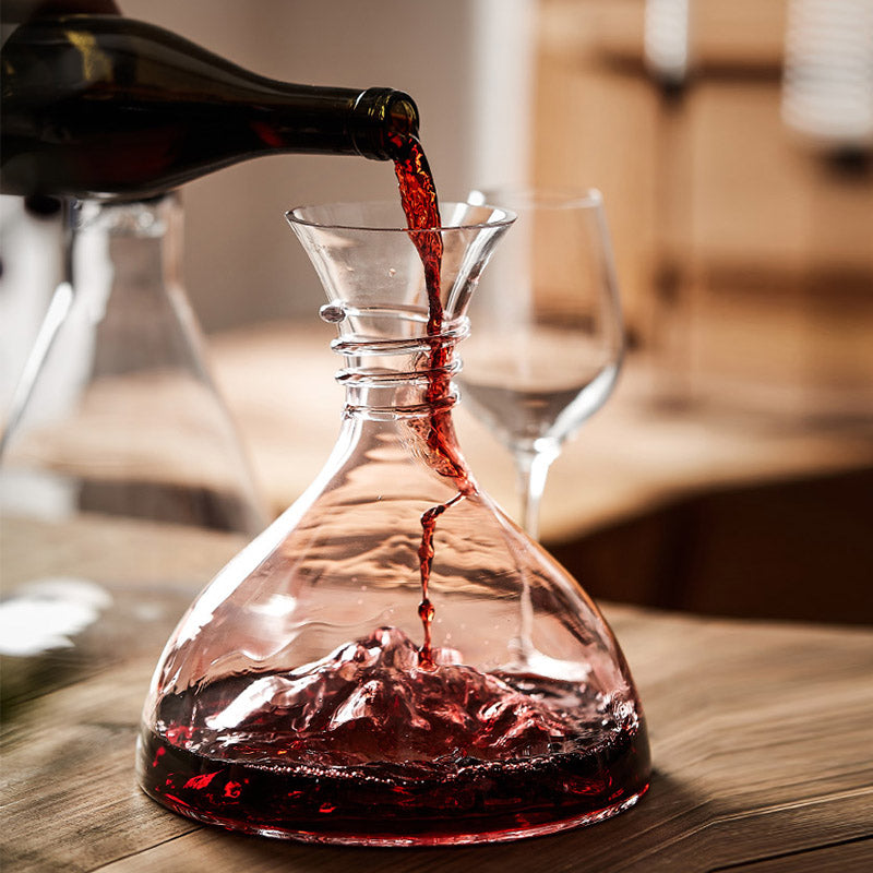 Luxury iceberg-inspired wine decanter for sale
