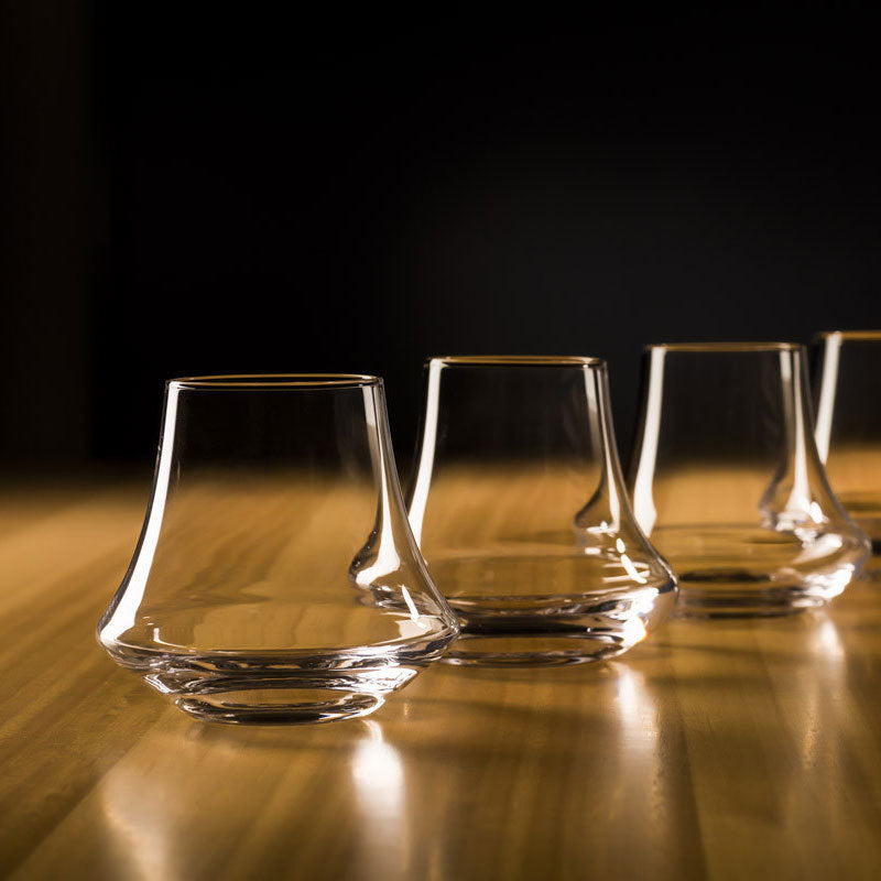 The refined volcano whiskey snifter glasses