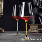 Charlotte Gold Foil Wine Glass