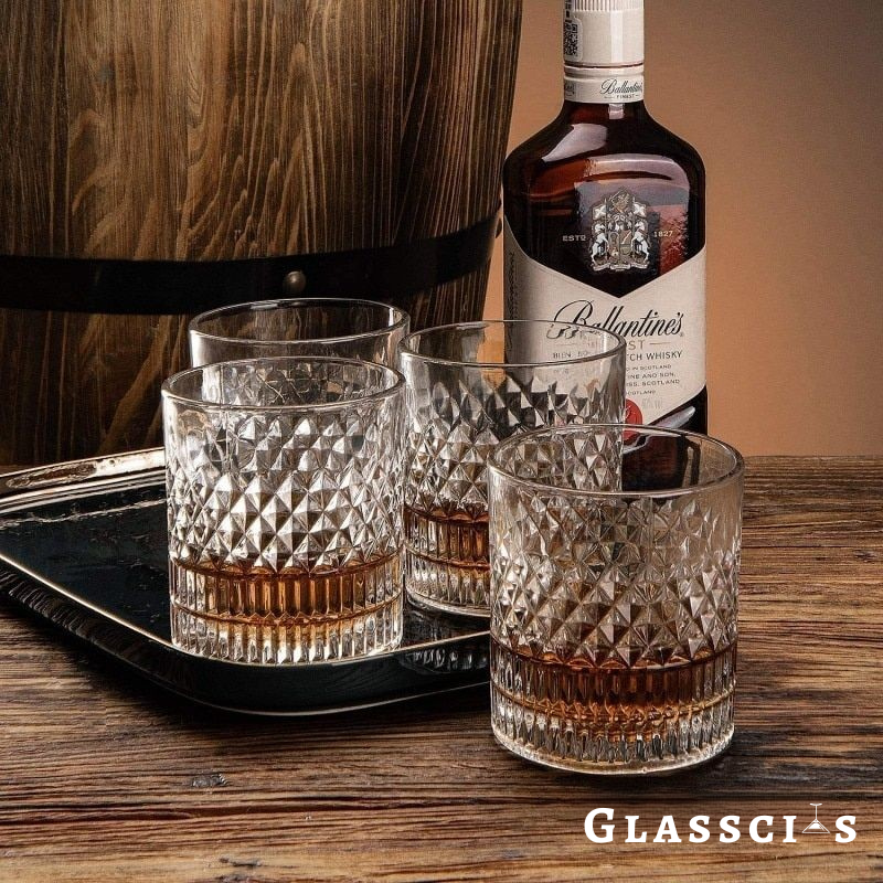 timeless design showcased in glasses for bourbon