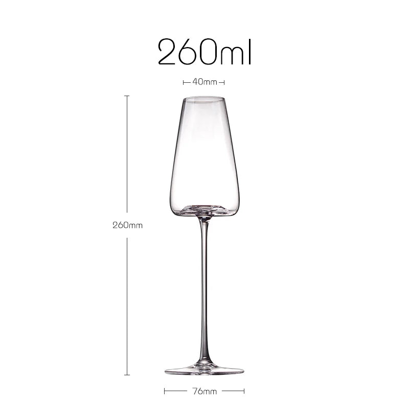 Ultra Thin Flat Bottom Wine Glasses
