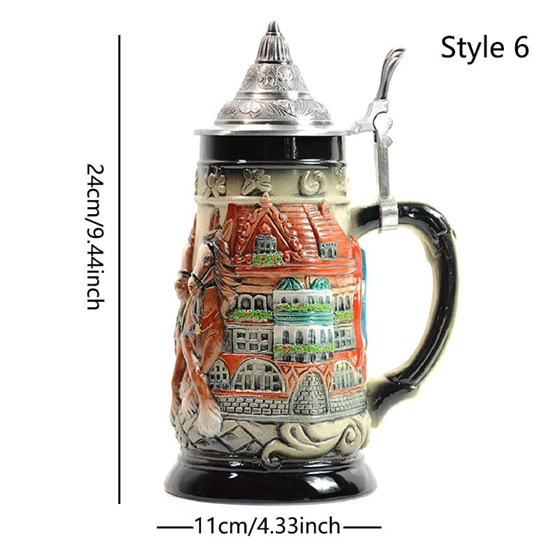 Beer steins from germany