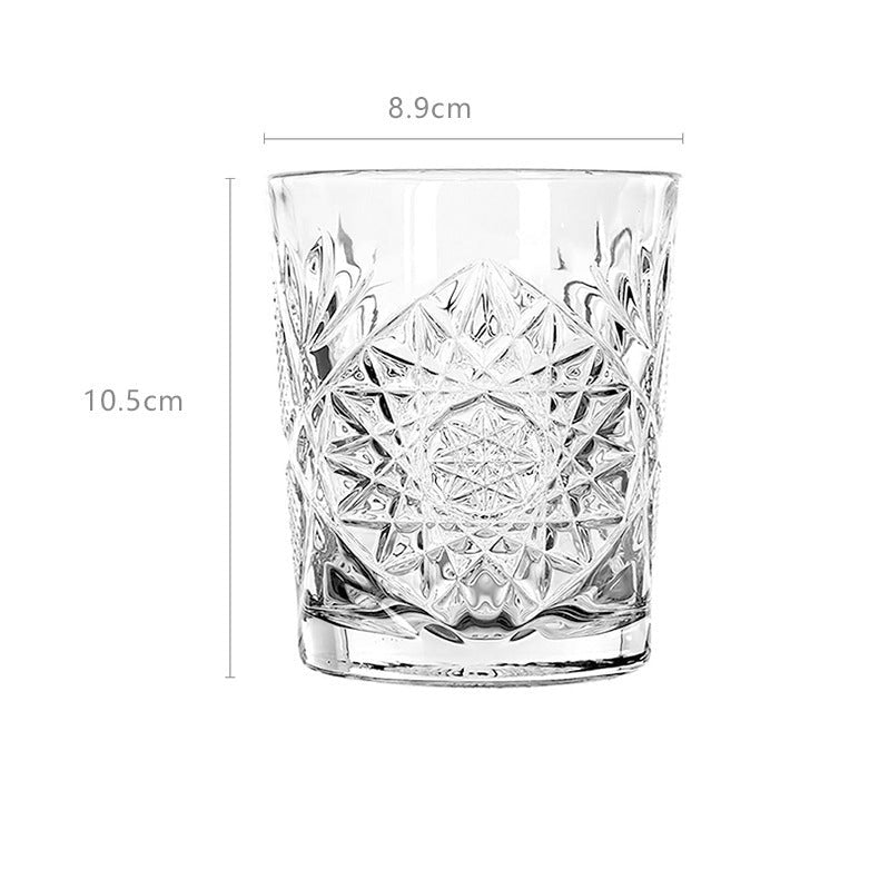 Hobstar Double Old Fashioned Glasses