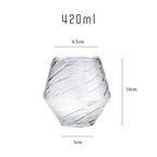 Japanese Hazy Snow Whiskey Glass