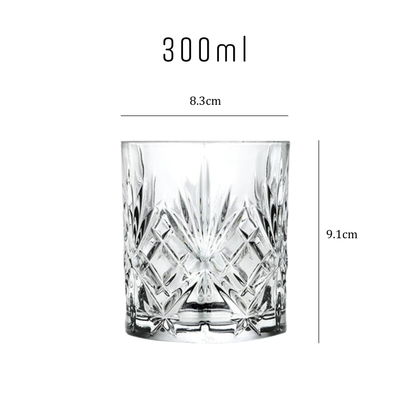 Winston Churchill Cut Crystal Whiskey Glasses