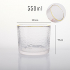 Textured Glass Sake Set