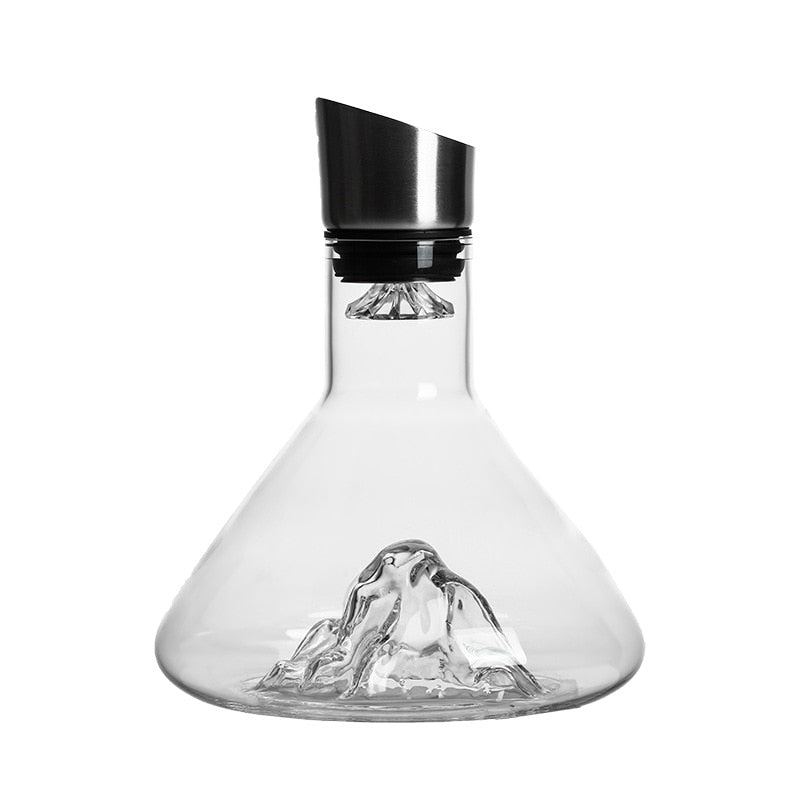 Conical Flask Waterfall Wine Decanter