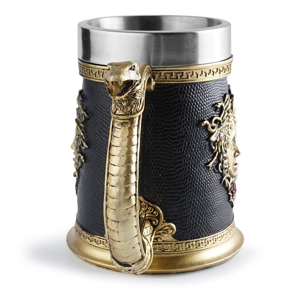 Mythical Medusa beer tankard for themed parties