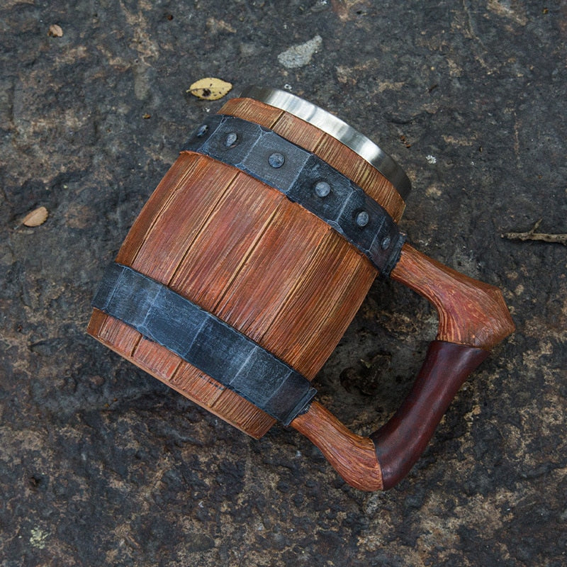 Barrel brotherhood medieval mug by glasscias