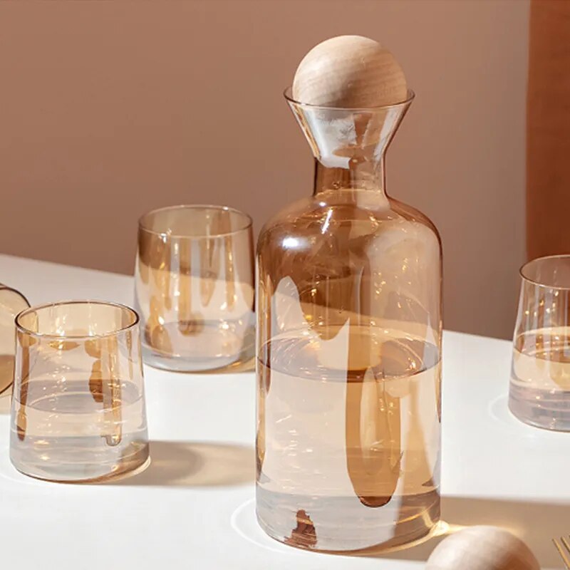 Warm and inviting carafe for fall dining