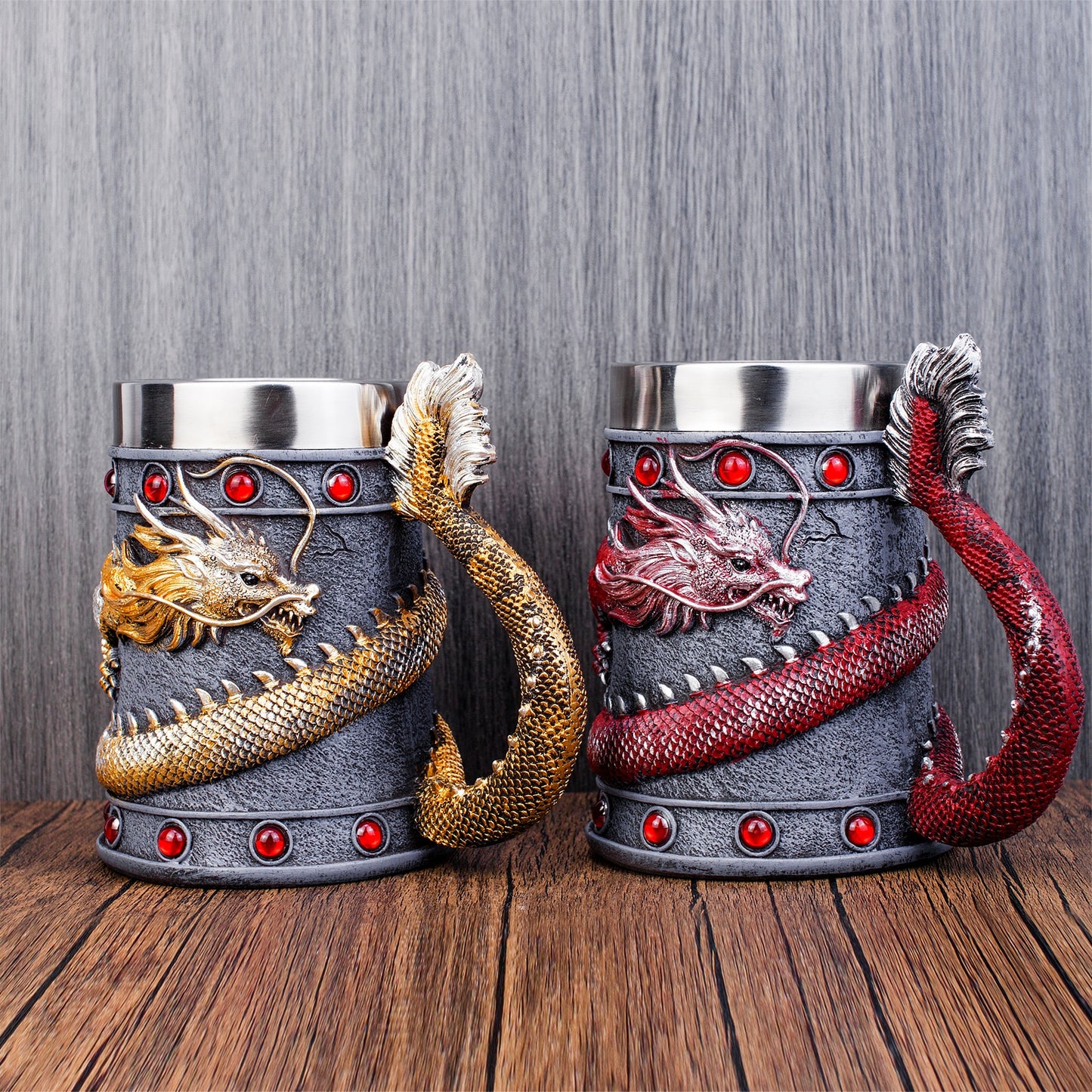Mighty dragon tankard of beer by glasscias