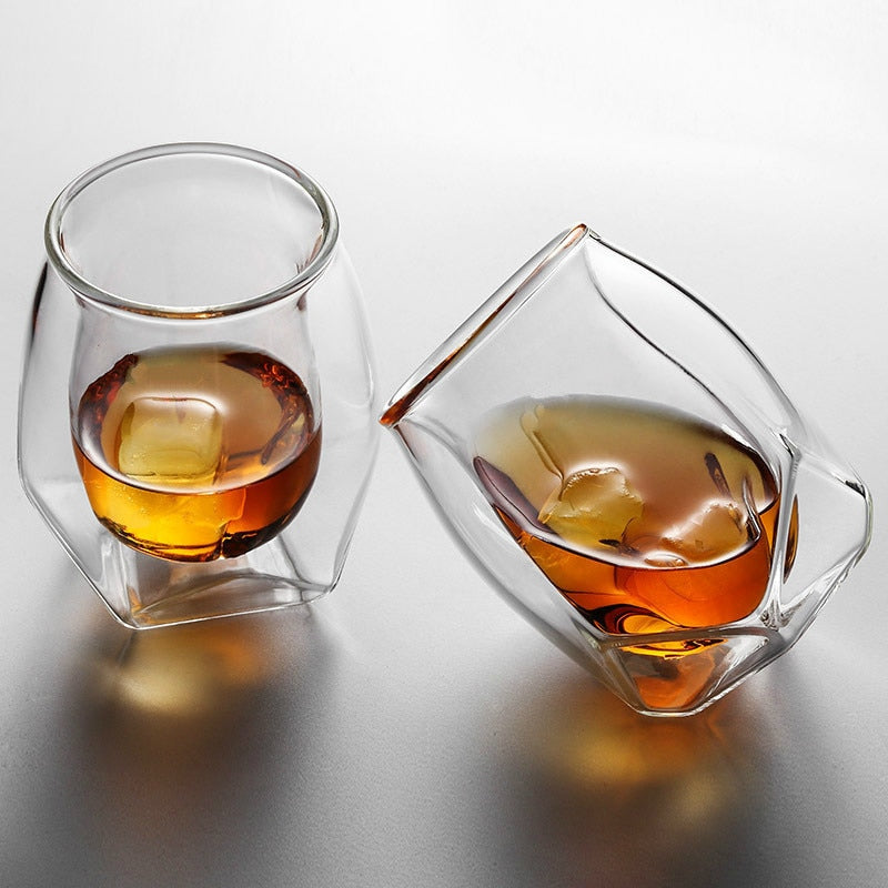 The double wall whiskey tasting glasses