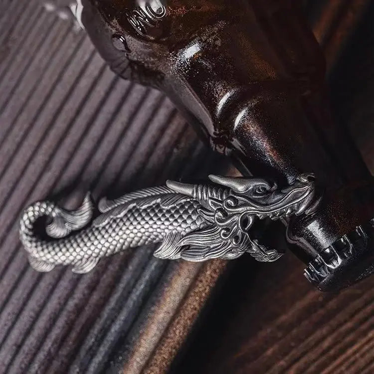 Copper Dragon Fish Bottle Opener