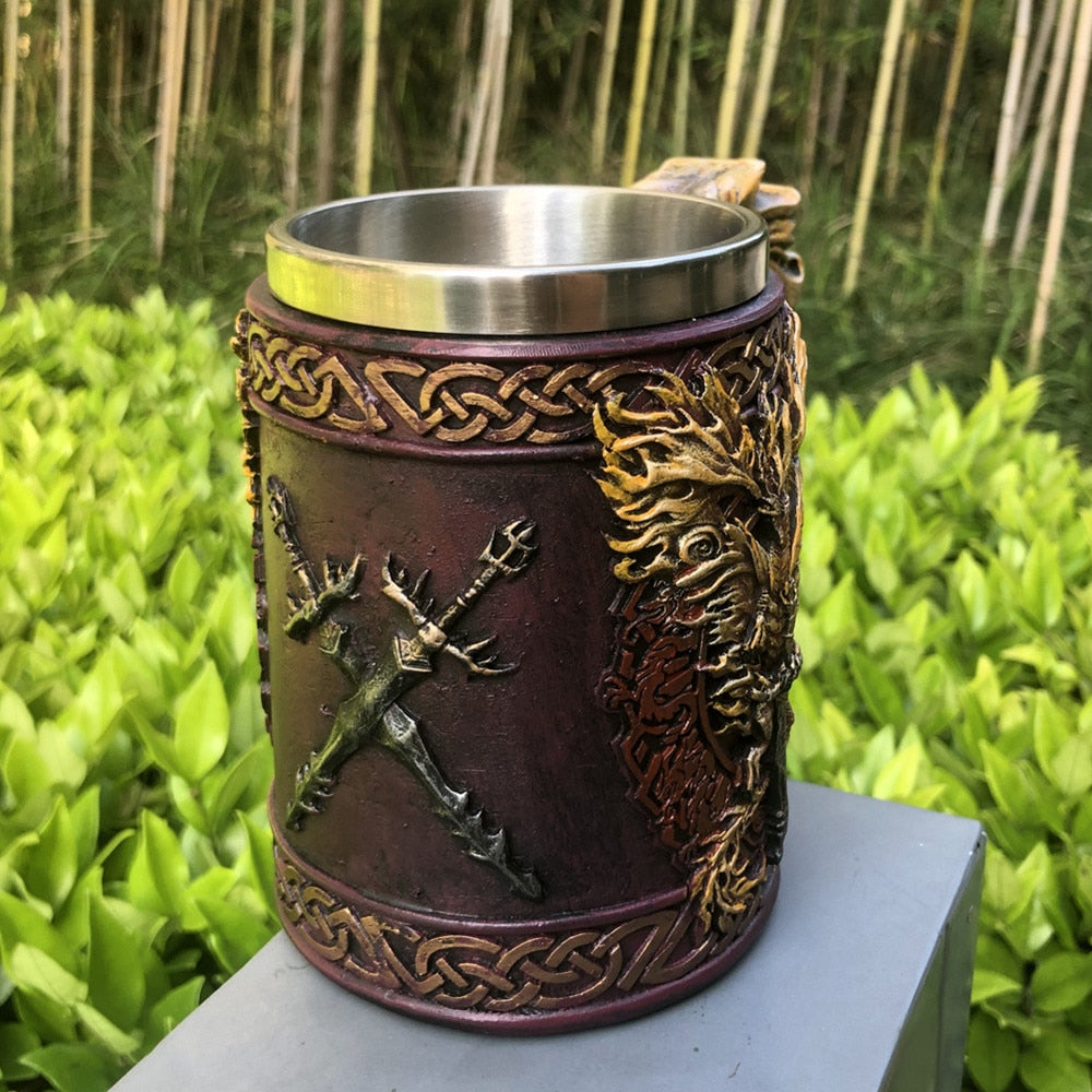 Fantasy-themed tankard mug for parties