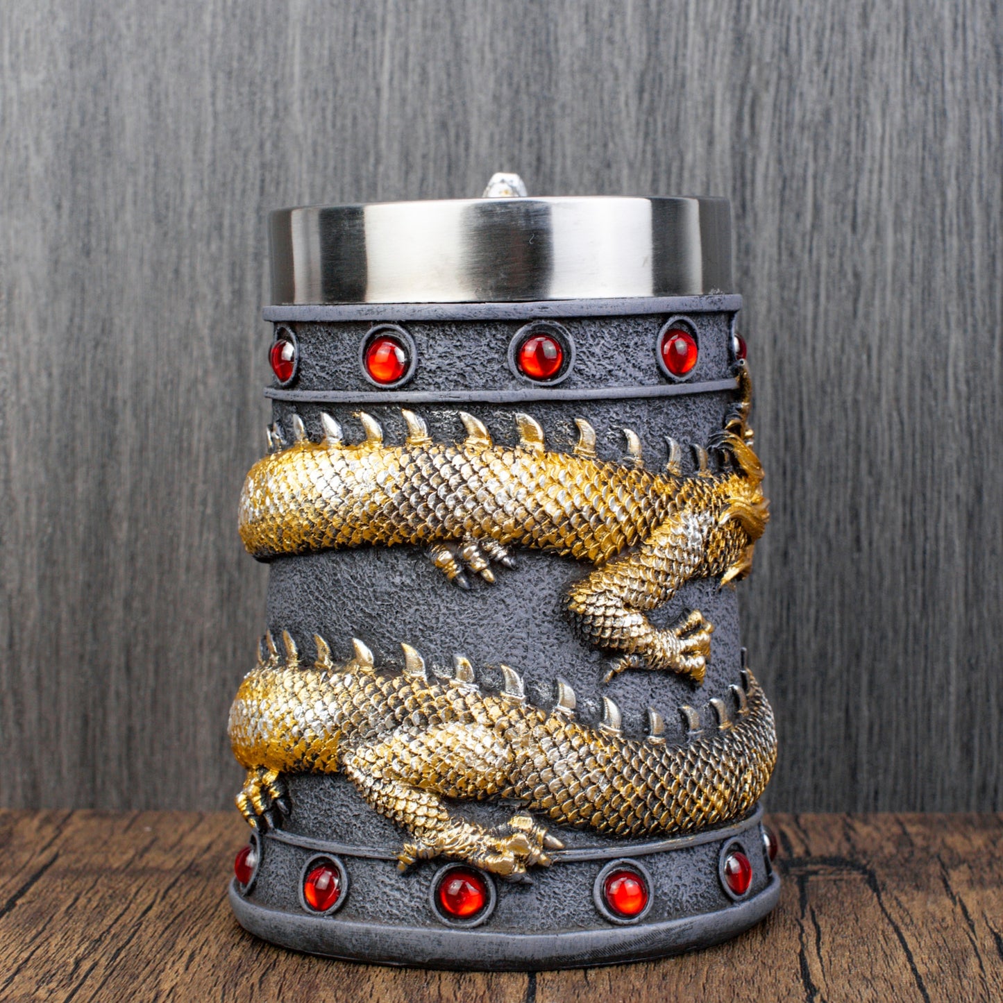 Exclusive dragon-themed tankard mug