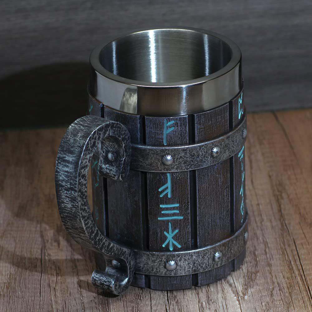 Elegant timber tankard for history enthusiasts