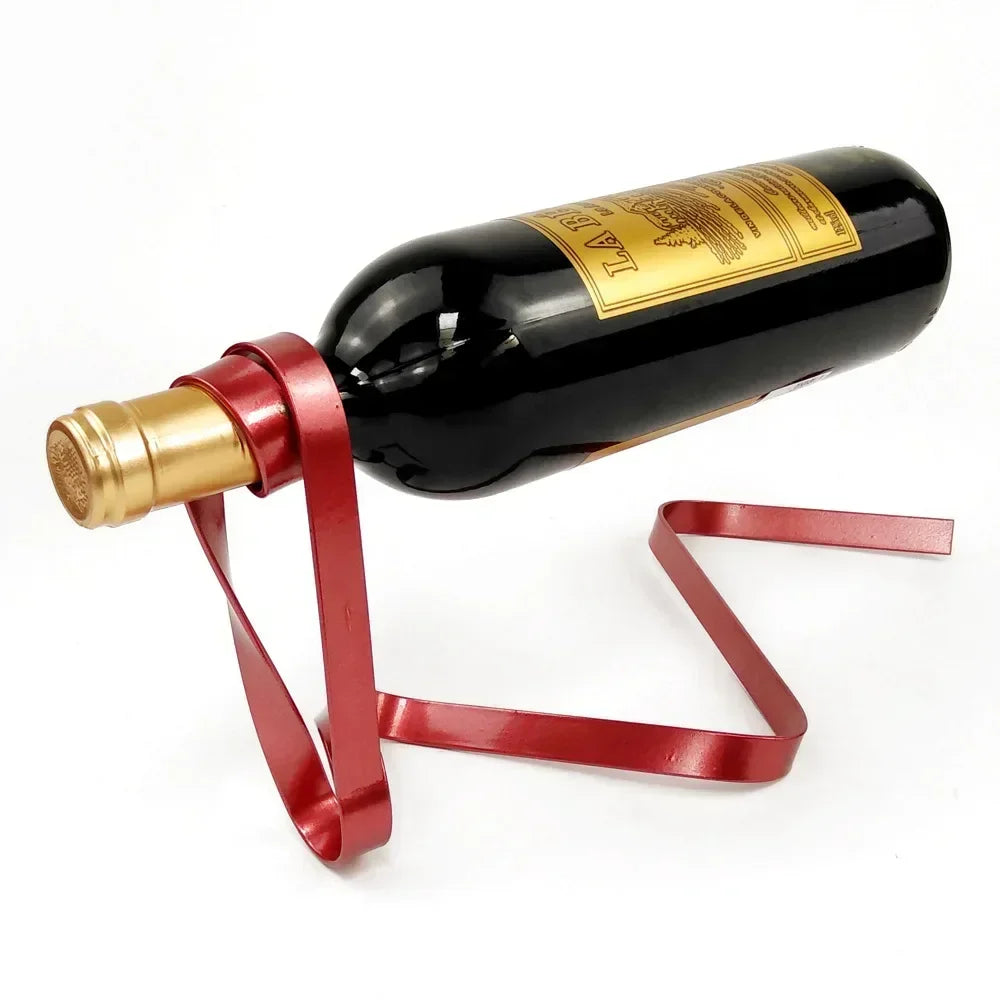 Floating Ribbon Wine Bottle Holder